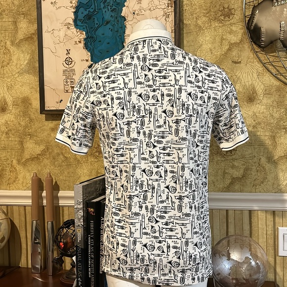 Dolce & Gabbana Men’s Polo Trumpet design  size IT 48/US S/M - Picture 5 of 13